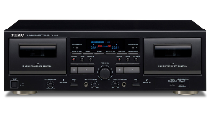 TEAC W-1200 Black Διπλό Kασετόφωνο
