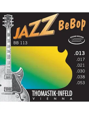 THOMASTIK BB113 Ηλ.Κιθάρας Jazz BeBop Roundwound .013-.053 Medium Light