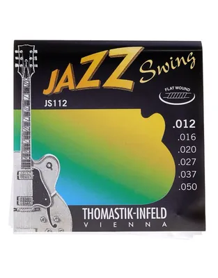 THOMASTIK JS112 Χορδές Ηλεκτρικής Κιθάρας Jazz Swing Flatwound .012-.050 Medium Light