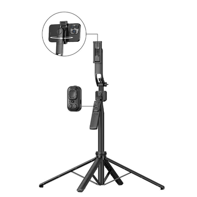 TNB Τρίποδο-Selfie Stick Παρακολούθησης Προσώπου 360° και τηλεχειριστήριο INTRIPODCAM