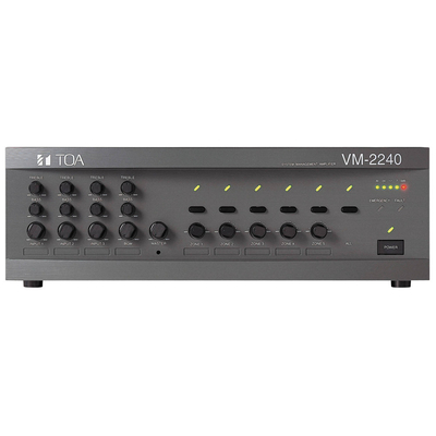 TOA ΜΙΚΤΗΣ-ΕΝΙΣΧΥΤΗΣ 4 ΕΙΣΟΔΩΝ 240W/100V 5 ΖΩΝΕΣ