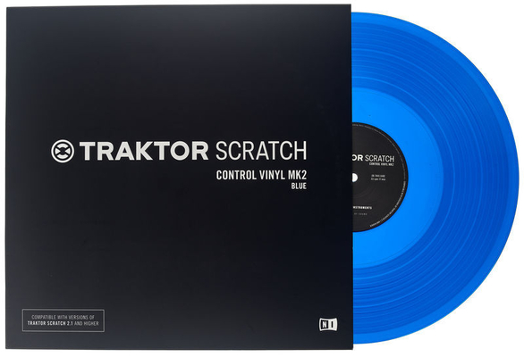 Native Instruments  Traktor Scratch Control Vinyl MKII BLUE