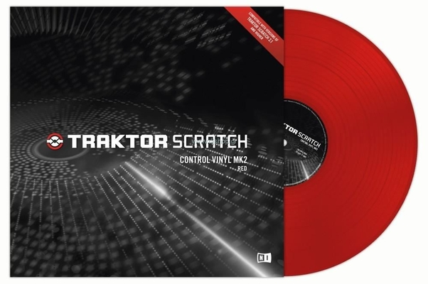 Native Instruments  Traktor Scratch Control Vinyl MKII RED