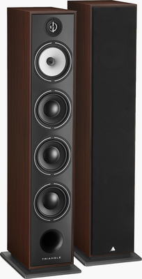 Triangle BOREA BR09 Ηχείο Hi-Fi Δαπέδου 170W 3 Δρόμων (Walnut)