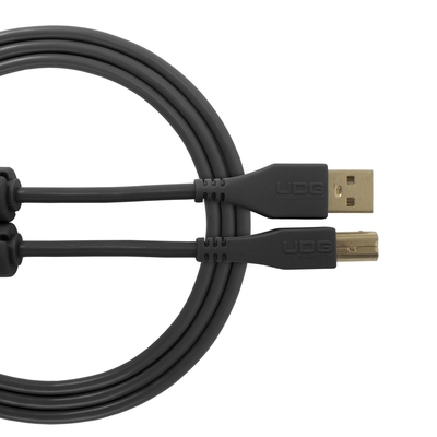 UDG GEAR  U95001BL UDG ULTIMATE AUDIO CABLE USB 2.0 A-B BLACK STRAIGHT 1M