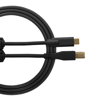 UDG GEAR  U96001BL UDG ULTIMATE AUDIO CABLE USB 2.0 C-B BLACK STRAIGHT 1,5M