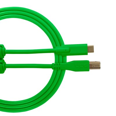 UDG GEAR  U96001GR UDG ULTIMATE AUDIO CABLE USB 2.0 C-B GREEN STRAIGHT 1,5M