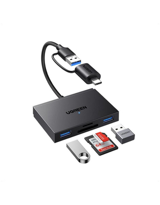Card Reader USB-C/USB UGREEN CM812 45167 SD/TF Γκρί