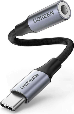 Ugreen Μετατροπέας USB-C male σε 3.5mm female Γκρι.30632