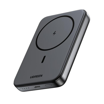 Power Bank 10000mAh PD 20W UGREEN PB561 25919, με Ασύρματη Φόρτιση Magnetic, 1 Θέσης Μαύρο