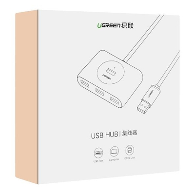USB 3.0 Hub 4 Θέσεων UGREEN CR113 20291 Μαύρο