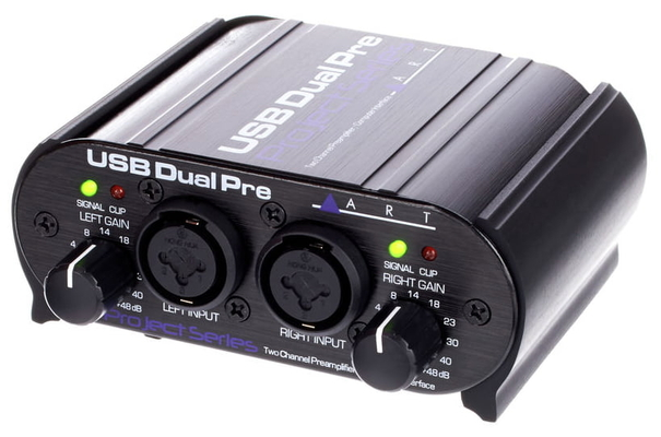 ART  ART Pro Audio USB Dual Pre - Προενισχυτής Μικροφώνου 2 Καναλιών με USB