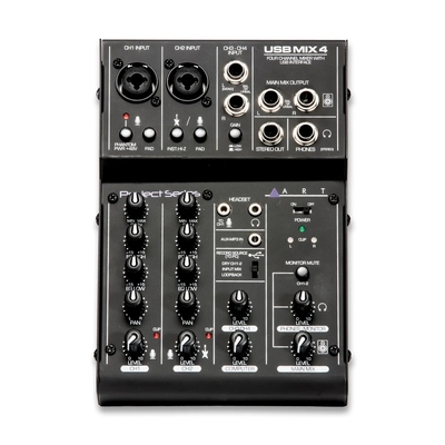 ART  ART Pro Audio USBMix 4 - Mixer USB 4 Καναλιών