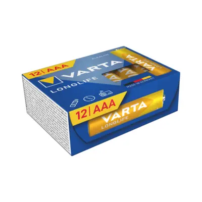 VARTA 4103 συσκ. 12 ΑΛΚΑΛΙΚΗ LONGLIFE AAA