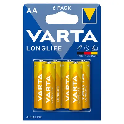 VARTA 4106 συσκ.6 Αλκαλική Longlife AA