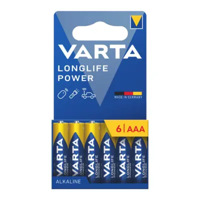 VARTA 4903 συσκ.6 ΑΛΚΑΛΙΚΗ LONGLIFE POWER AAA