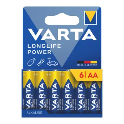 VARTA 4906 συσκ.6 LONGLIFE POWER AA