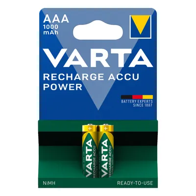 VARTA ΕΠΑΝΑΦΟΡΤΙΖΟΜΕΝΗ 1000mAh συσκ.2 AAA