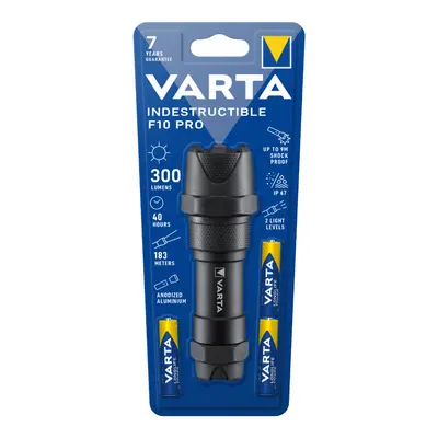 VARTA Φακός Indestructible F10 Pro + 3xAAA