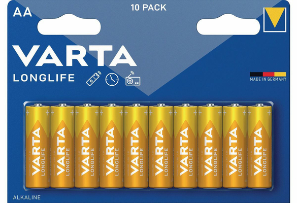 Varta LongLife 10 Τεμ 4106 Αλκαλικές Μπαταρίες AA 1.5V