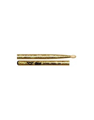 VATER 5AW Wood Μπαγκέτες Color Wrap 'Gold Sparkle'