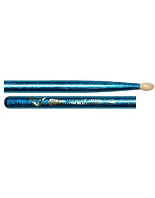 VATER Color Wrap 5A Blue Sparkle Wood Μπαγκέτες