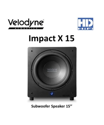 Velodyne Acoustics Impact X15 Active Subwoofer 15” Black