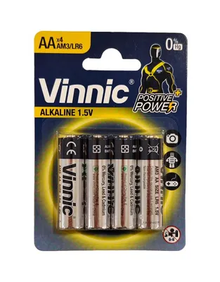 VINNIC LR6 AA 1.5V Αλκαλικές μπαταρίες (4 τεμ.)