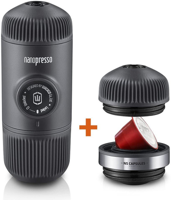 Wacaco Nanopresso Φορητή Μηχανή Espresso και Nanopresso NS Adaptor