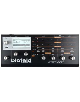 WALDORF Blofeld Virtual Analog Synthesizer Μαύρο