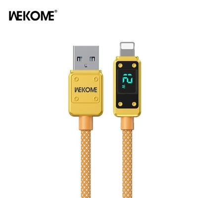 WEKOME WK WDC-06 USB σε Lightning 1m Χρυσό Καλώδιο Φόρτισης