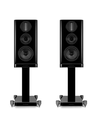 WHARFEDALE Aura 2 High Gloss Black + Stands (Zέυγος)