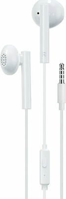 WK YA01 In-ear Handsfree με Βύσμα 3.5mm Λευκό