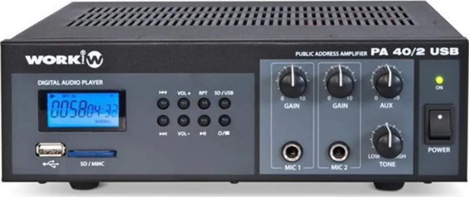 Work PA 40/2 USB (Black)