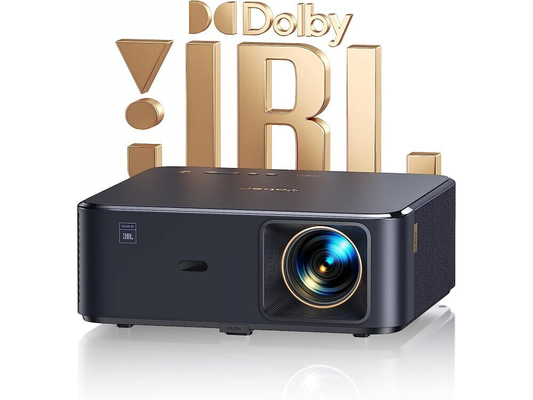 Yaber K2s Projector Full HD με Wi-Fi και Ενσωματωμένα Ηχεία Γκρι