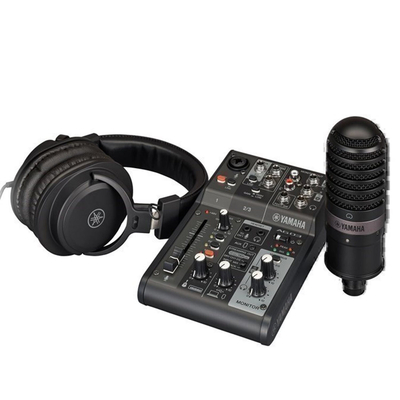 YAMAHA AG-03-MK2-B-LSPK Live Streaming Pack