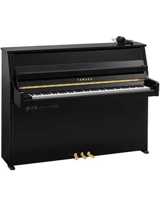 YAMAHA B10 SC3 Silent Όρθιο Πιάνο Μαύρο Γυαλιστερό (110 cm)