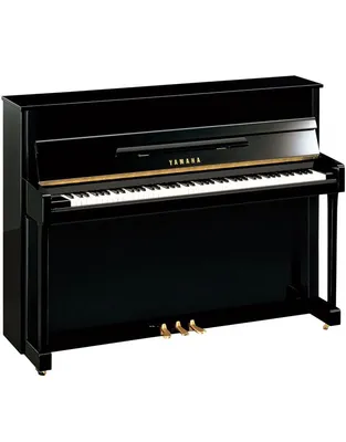 YAMAHA B2E Όρθιο Πιάνο Μαύρο Γυαλιστερό