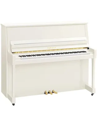 YAMAHA B30 Όρθιο Πιάνο Λευκό Γυαλιστερό (121 cm)