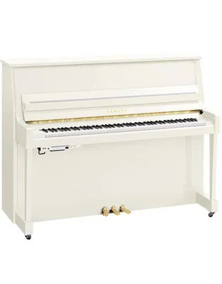 YAMAHA B30 SC3 Silent Όρθιο Πιάνο Λευκό Γυαλιστερό (121 cm)