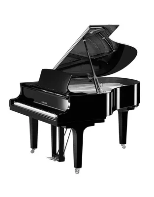 YAMAHA C2X Πιάνο με Ουρά Μαύρο Γυαλιστερό Chrome Edition