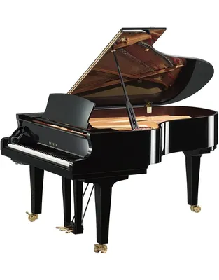 YAMAHA C5X SH3 Silent Πιάνο με Ουρά Μαύρο Γυαλιστερό