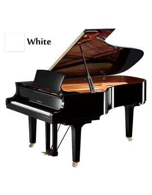 YAMAHA C6X Πιάνο με Ουρά Λευκό Γυαλιστερό