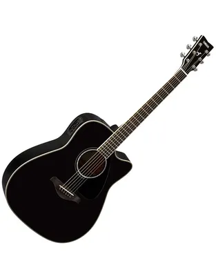 YAMAHA FGX-830C Black Ηλεκτροακουστική Κιθάρα