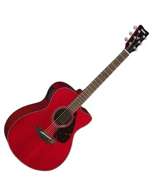 YAMAHA FSX800C Ruby Red Ηλεκτροακουστική Kιθάρα