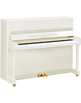 YAMAHA P116M Όρθιο Πιάνο Λευκό Γυαλιστερό