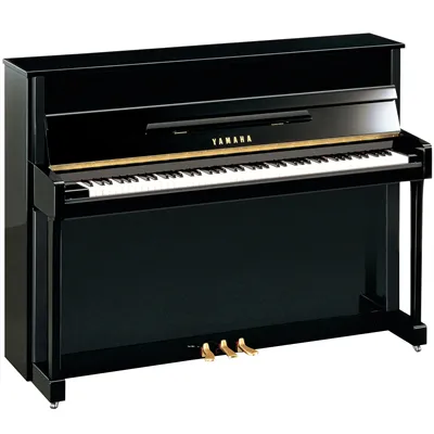 YAMAHA P116M Όρθιο Πιάνο Μαύρο Γυαλιστερό PEC Silver Edition