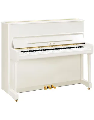 YAMAHA P121M Όρθιο Πιάνο Λευκό Γυαλιστερό