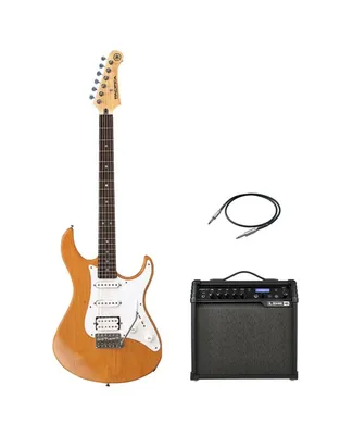 YAMAHA Pacifica 112J YNS II Ηλεκτρική Κιθάρα Yellow Natural Satin με Ενισχυτή LINE 6 SPIDER V 30 Bundle