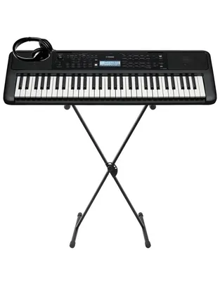 YAMAHA PSR-E383 Αρμόνιο/Keyboard με Βάση και Ακουστικά Premium Βundle I